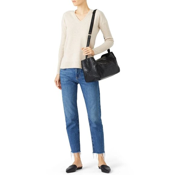 Elizabeth & James Keely Newspaper Bag in Black - Picture 2 of 6